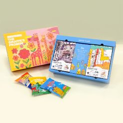 長頸鹿的約定-多穀物捲捲酥巧克力杏仁捲禮盒｜愛啟兒藝廊